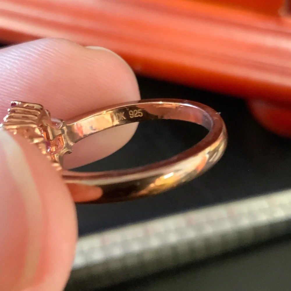 JTV Radiant Red Gemstone Ring - Picture 4 of 4